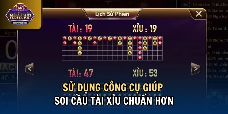 cong cu meo soi cau tai Sử dụng công cụ giúp soi cầu tài xỉu chuẩn hơn