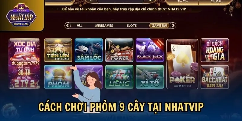 nhatvip cach choi phom 9 cay Cách chơi phỏm 9 cây tại Nhatvip