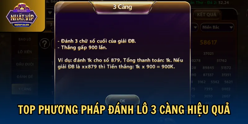 phuong phap lo 3 cang Top phương pháp đánh lô 3 càng hiệu quả