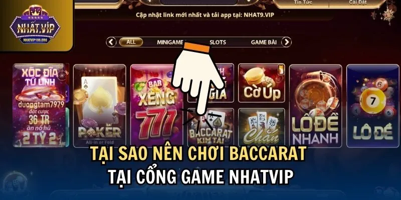 tai sao khung gio choi baccarat Tại sao nên chơi Baccarat tại cổng game Nhatvip