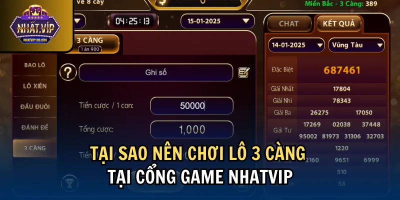tai sao lo 3 cang Tại sao nên chơi lô 3 càng tại cổng game Nhatvip