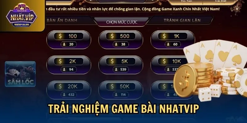 trai nghiem game bai nhatvip Trải nghiệm game bài Nhatvip