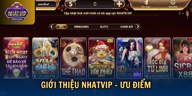 uu diem gioi thieu nhatvip Giới thiệu Nhatvip - Ưu điểm