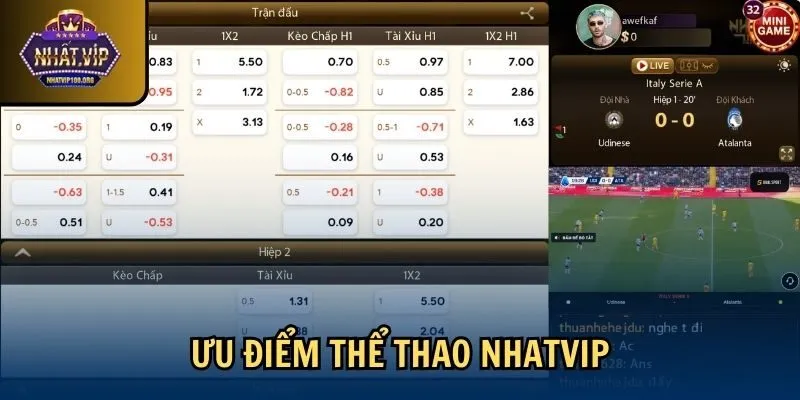 uu diem the thao nhatvip 1 Ưu điểm thể thao Nhatvip